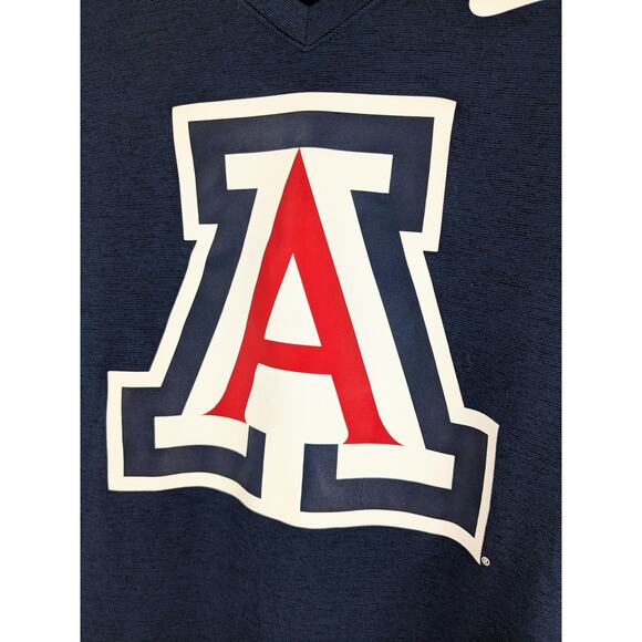 NIKE Navy Blue University of Arizona Dri-fit Tshirt Size Small - Picture 4 of 8